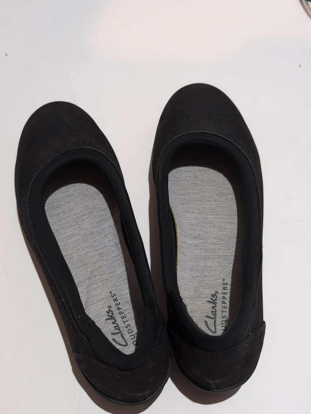 Cloudstepper By Clarks Black Women's Slip-On Ballet Flats
